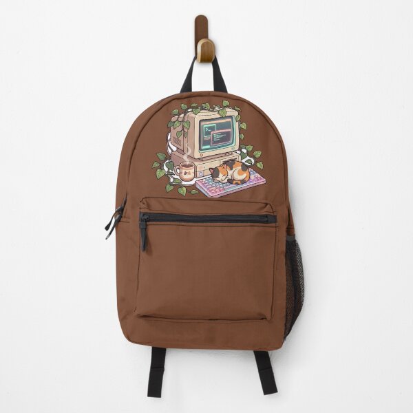 Item preview, Retro Cyberpunk Cat Desk Setup designed and sold by Master4art.