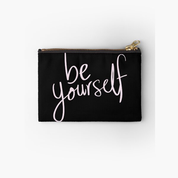Item preview, Be Yourself – Pink Inspirational Motivational Typography designed and sold by Rush2Buy.