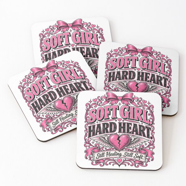 Item preview, Soft Girl Hard Heart - Still Healing Still Soft designed and sold by InkroarCo.