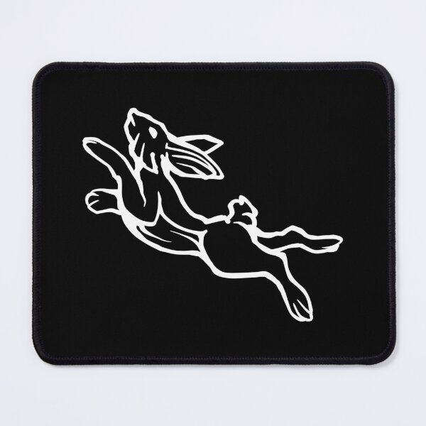 Item preview, A jumping hare woodcut designed and sold by amidst-no-whale.