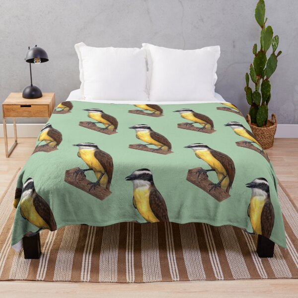 Item preview, Great Kiskadee Bird - Realistic Colored Pencil Art designed and sold by Juliana Costa.
