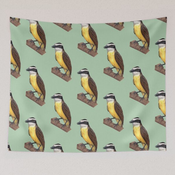 Item preview, Great Kiskadee Bird - Realistic Colored Pencil Art designed and sold by Juliana  Costa.