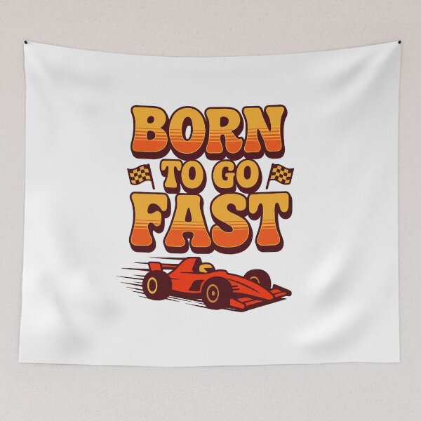 Item preview, Born to Go Fast – Retro Racing Car Design | Speed Lover & Motorsport Gift designed and sold by SoulThread Studio.