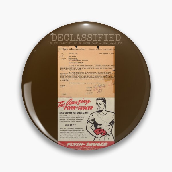 Item preview, UFO DECLASSIFIED 65_HS1-834228961_62-HQ-83894_Section_004_page7_176 designed and sold by CG17s.
