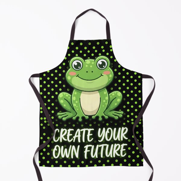 Item preview, Create Your Own Future Motivational Frog designed and sold by Basma Designs | Retro, Kawaii Shirts & Stickers.