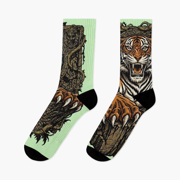 Item preview, Fierce Roaring Tiger Ancient Jungle Predator designed and sold by Romgora.