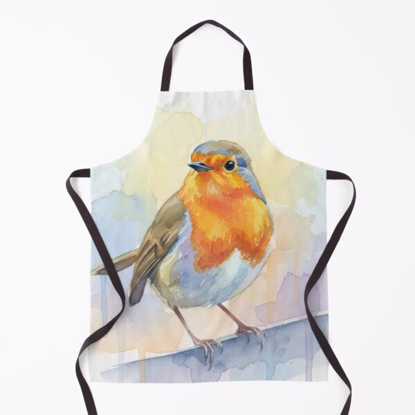 Artikelvorschau, Watercolour Robin entworfen und verkauft von Pinkgnomie.