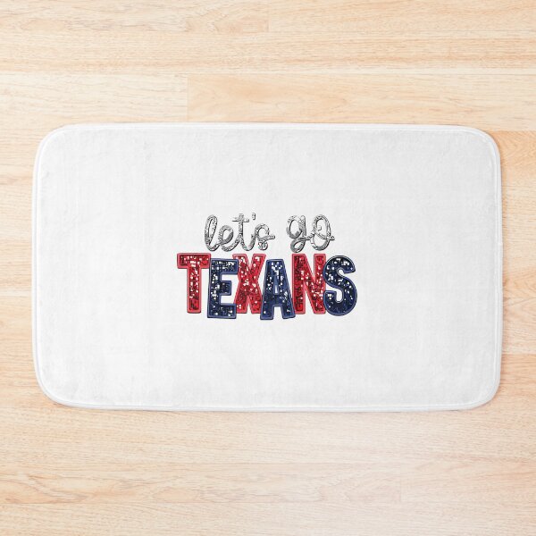 Item preview, Lets Go Texans Faux Sequin Texans Fan Kalamazoo | ⭐⭐⭐⭐⭐ designed and sold by Ixgeka.