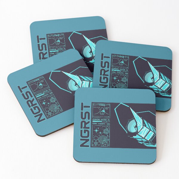 Item preview, Nancy Grace Roman Space Telescope NGRST Cyan Sci Fi HUD designed and sold by KiwiRider.