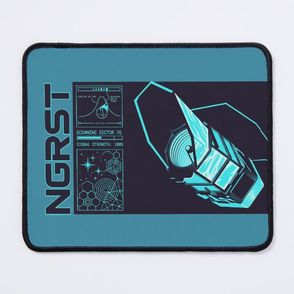 Item preview, Nancy Grace Roman Space Telescope NGRST Cyan Sci Fi HUD designed and sold by KiwiRider.