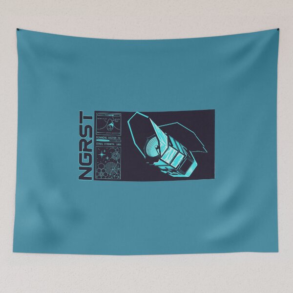 Item preview, Nancy Grace Roman Space Telescope NGRST Cyan Sci Fi HUD designed and sold by KiwiRider.