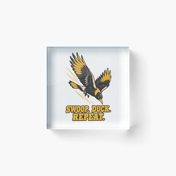 Item preview, Magpie Swooping Season Australian Bird Humor designed and sold by Idontwannaknow.