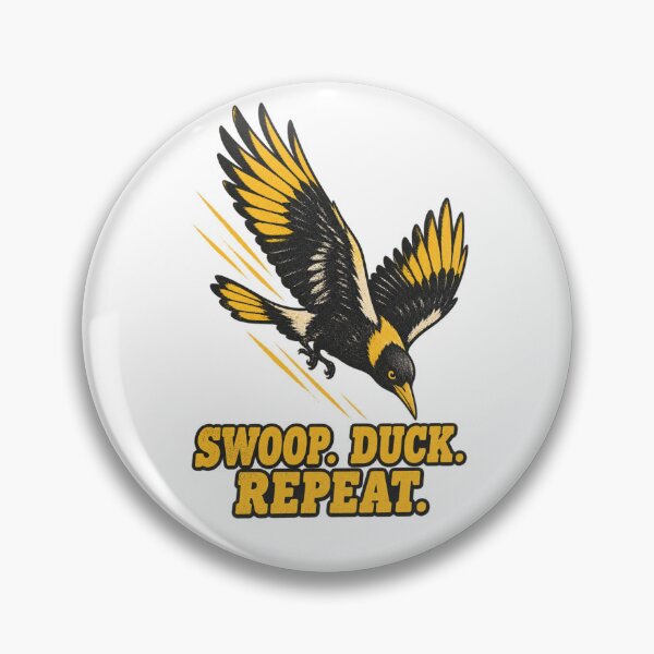 Item preview, Magpie Swooping Season Australian Bird Humor designed and sold by Idontwannaknow.