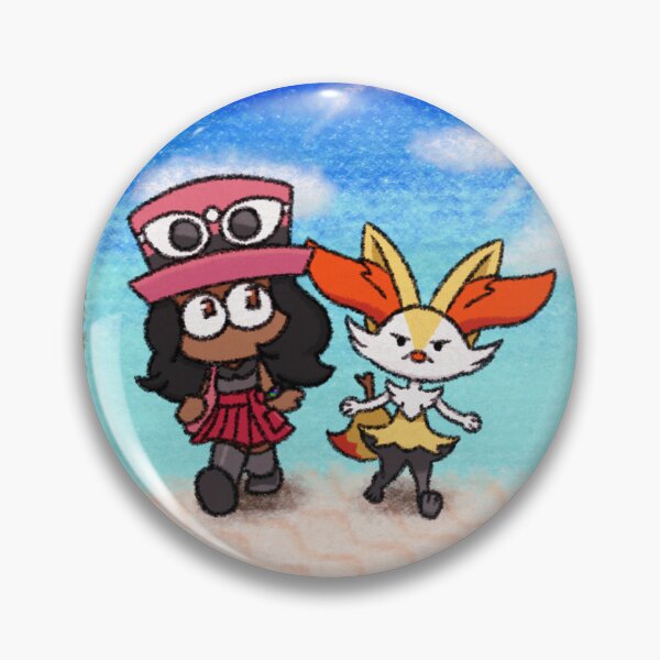 Item preview, Serena and Braixen by the Beach designed and sold by WaffleyDootDoot.
