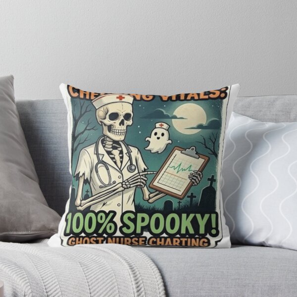 Item preview, Spooky Ghost Nurse Charting Vitals designed and sold by Mido-artister.