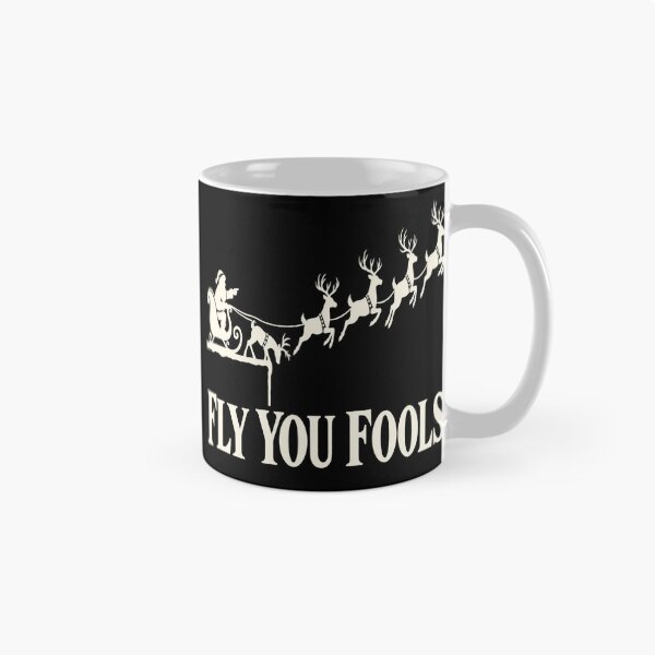 Item preview, Fear of Heights Reindeer Humor for Nervous Flyers designed and sold by POD DYNASTY | Original Print On Demand T-Shirt Graphics.