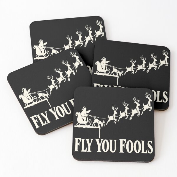 Item preview, Fear of Heights Reindeer Humor for Nervous Flyers designed and sold by POD DYNASTY | Original Print On Demand T-Shirt Graphics.