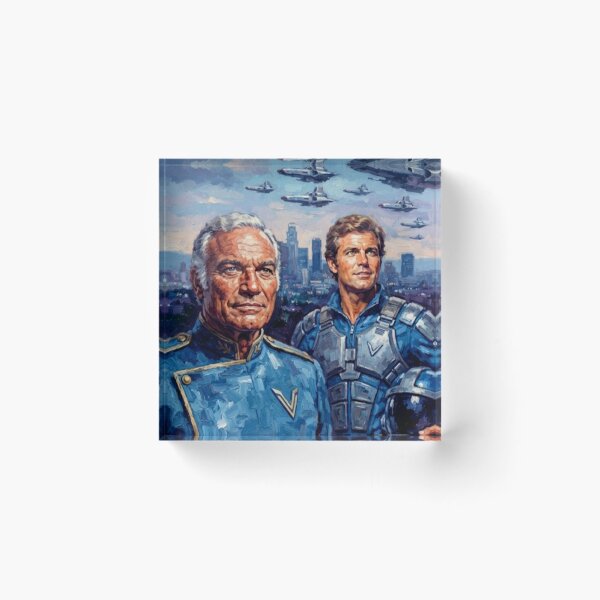 Item preview, Galactica 1980 Sci-Fi Fine Art Tribute designed and sold by Art's Diner.