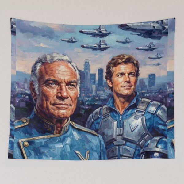Item preview, Galactica 1980 Sci-Fi Fine Art Tribute designed and sold by Art's Diner.