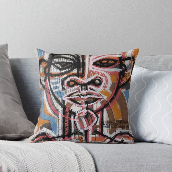 Item preview, Handmade Neo-Expressionist Mask Portrait - Urban Totem designed and sold by supernikol.