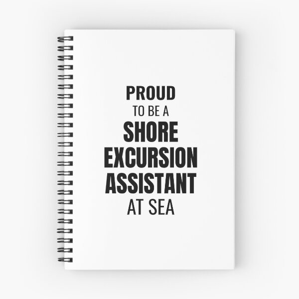 Item preview, Proud to be a Shore Excursion Assistant at Sea (Black) designed and sold by ShipCrewNation.