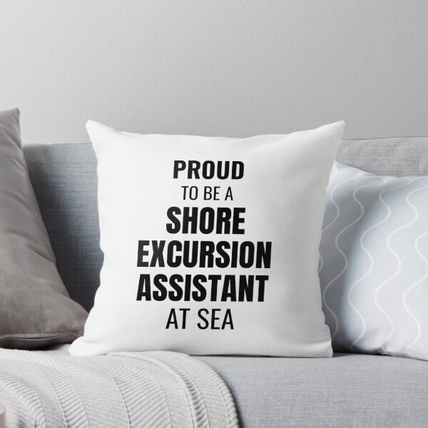 Item preview, Proud to be a Shore Excursion Assistant at Sea (Black) designed and sold by ShipCrewNation.