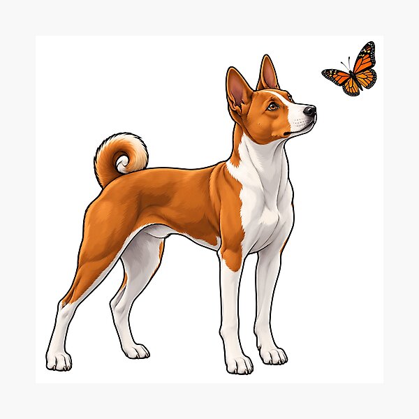 Item preview, Basenji designed and sold by VelvetRoom.