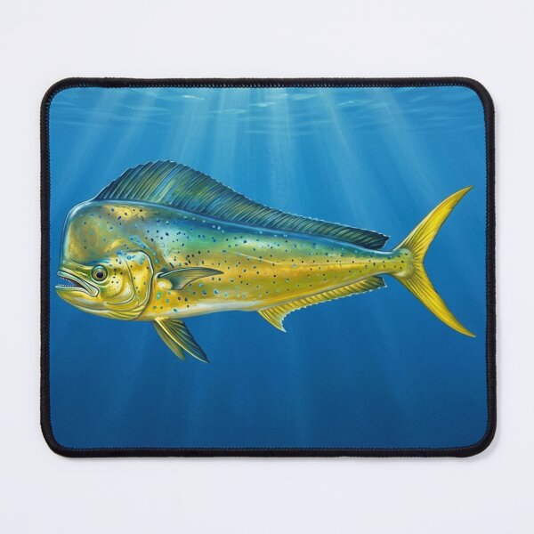 Item preview, Mahi-Mahi Illustration – Saltwater Legends Fishing Art designed and sold by Northbound Trail.