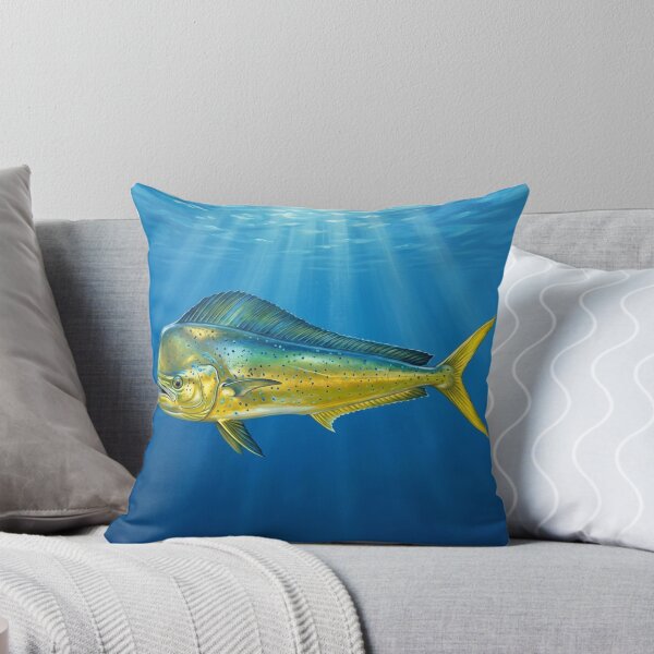 Item preview, Mahi-Mahi Illustration – Saltwater Legends Fishing Art designed and sold by Northbound Trail.