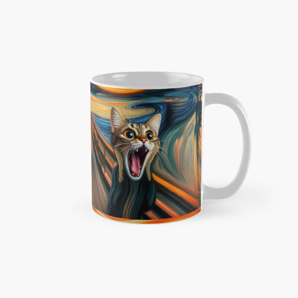 Item preview, Cat scared munchen meme designed and sold by JALNERVION SHOP.