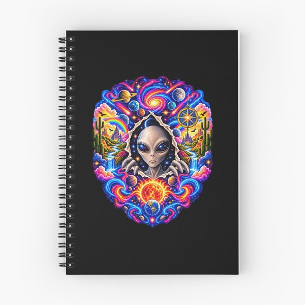 Item preview, Funny Psychedelic Alien Cosmic Portal Space Art designed and sold by elderberry.