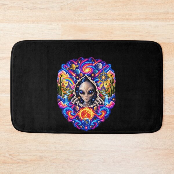 Item preview, Funny Psychedelic Alien Cosmic Portal Space Art designed and sold by elderberry.