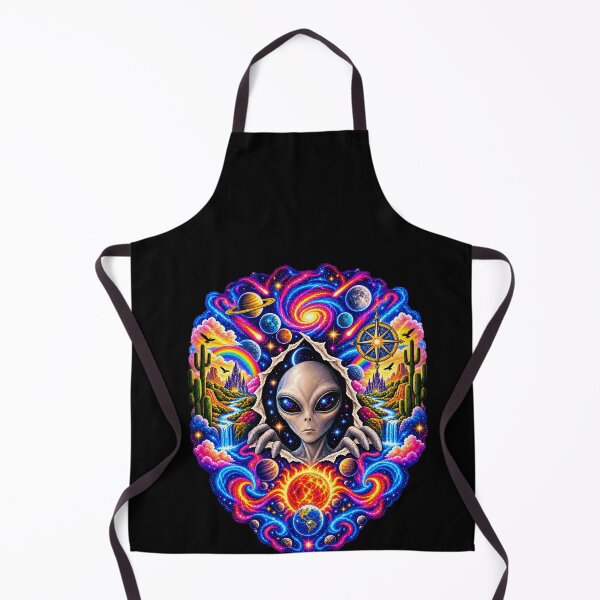 Item preview, Funny Psychedelic Alien Cosmic Portal Space Art designed and sold by elderberry.