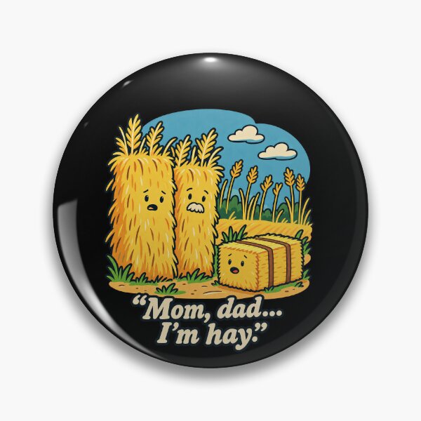 Item preview, Cute Hay Family Coming Out Pun designed and sold by elderberry.