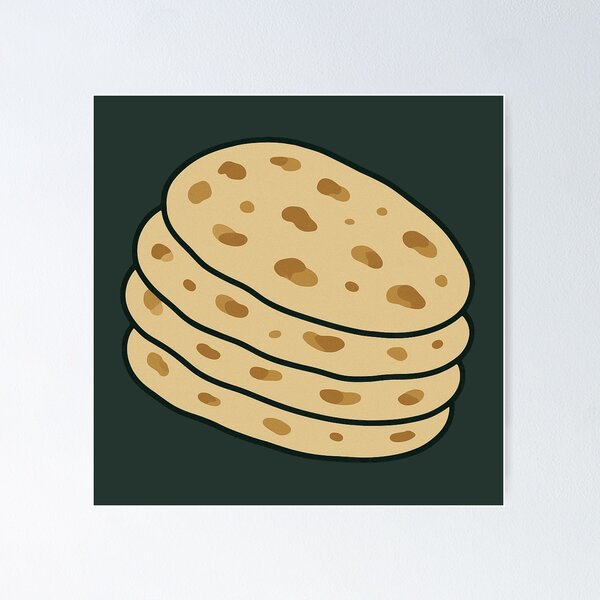 Item preview, Four Naan Breads Food Humor designed and sold by bramosny.