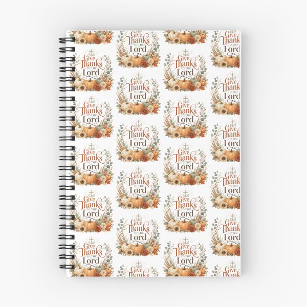Item preview, Give Thanks to the Lord Christian Fall Thanksgiving Design designed and sold by Illustrated Faith.