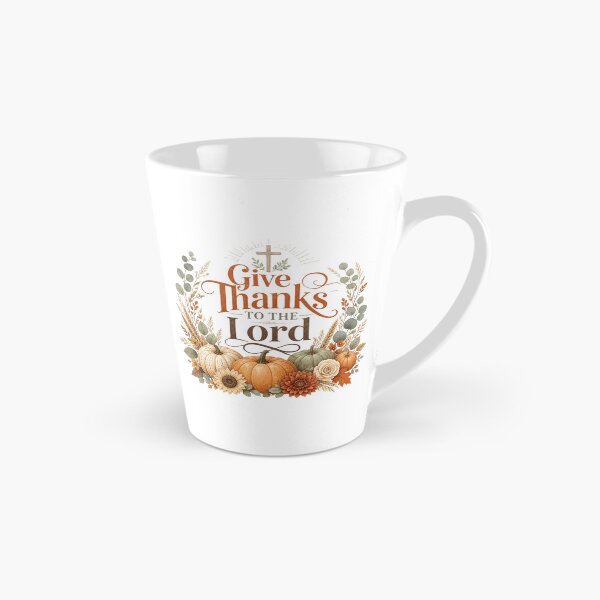 Item preview, Give Thanks to the Lord Christian Fall Thanksgiving Design designed and sold by Illustrated Faith.