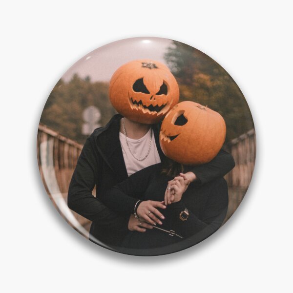 Item preview, Cute Anniversary Couples jack o lanterns designed and sold by CursedButCute1.