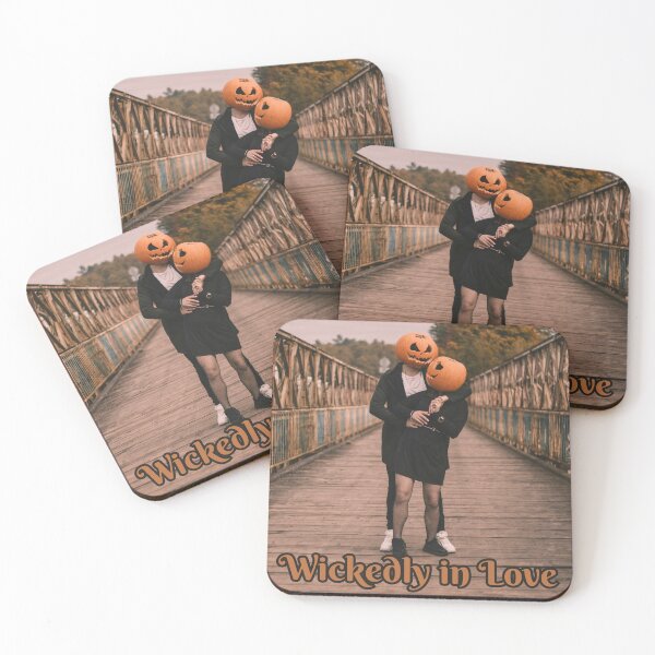 Item preview, Cute Anniversary Couples jack o lanterns designed and sold by CursedButCute1.