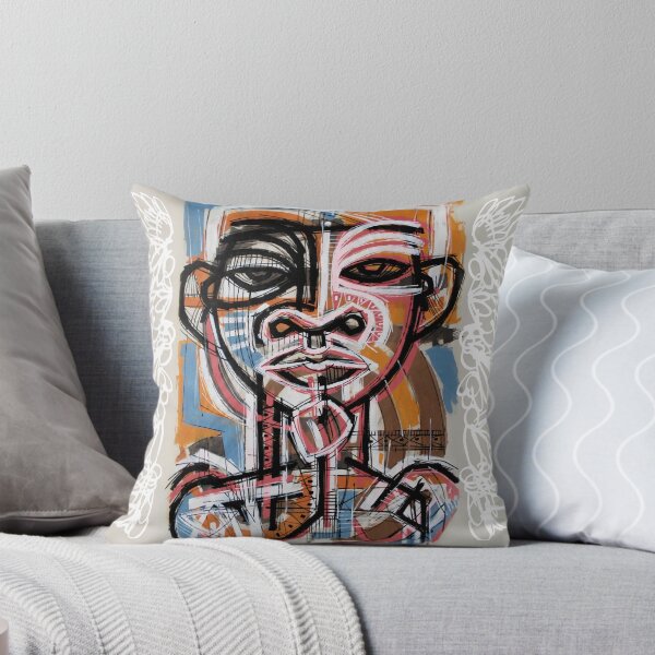 Item preview, Handmade Neo-Expressionist Mask Portrait - Urban Totem designed and sold by supernikol.
