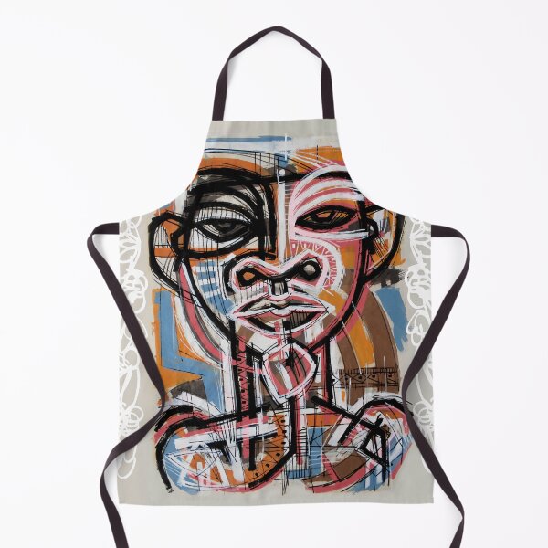 Item preview, Handmade Neo-Expressionist Mask Portrait - Urban Totem designed and sold by supernikol.