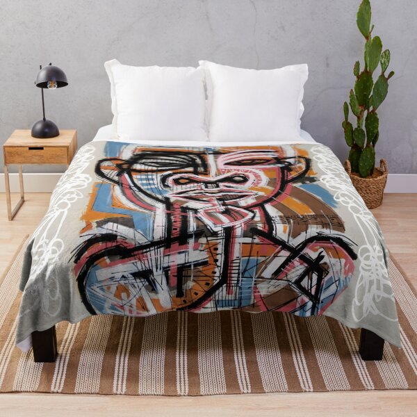 Item preview, Handmade Neo-Expressionist Mask Portrait - Urban Totem designed and sold by supernikol.