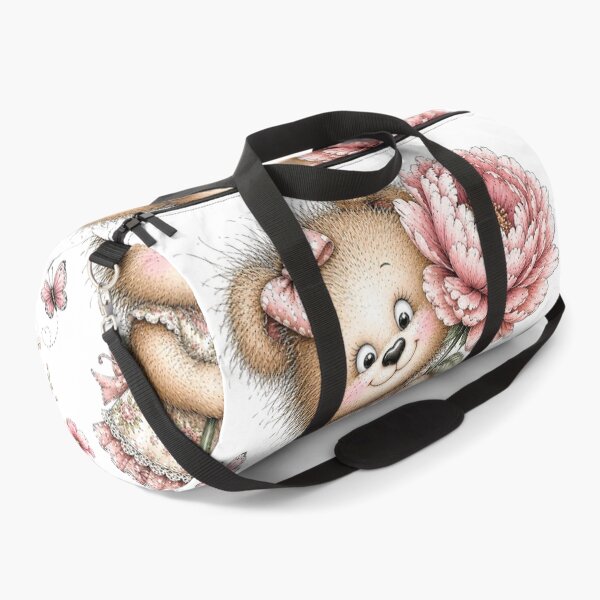 Item preview, Cute Bear with Peony Flower designed and sold by PetalGarden.