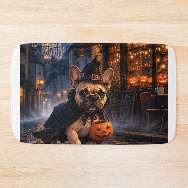 Item preview, Witch's French Bulldog in Montmartre designed and sold by Nomad-Paws.
