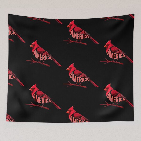 Item preview, American Cardinal Bird Patriotic USA Design designed and sold by 519xdesign.