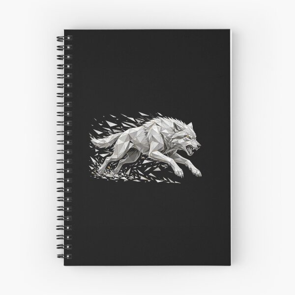 Item preview, Shattered Wolf - Geometric Running Wolf designed and sold by Fulaly.