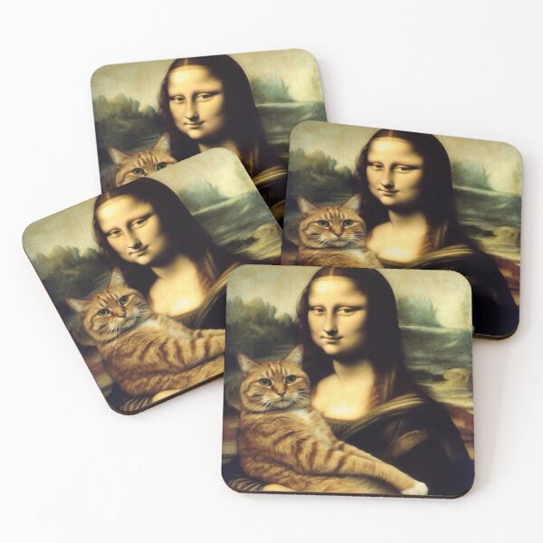 Item preview, Gioconda cat meme designed and sold by JALNERVION SHOP.