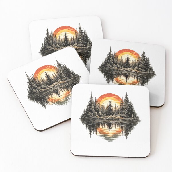 Item preview, Calm Woodland Lake designed and sold by GetGoodFit.