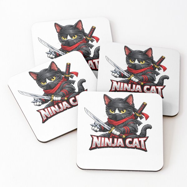 Item preview, Cute Ninja Cat with Katana designed and sold by Oddity Anvil.