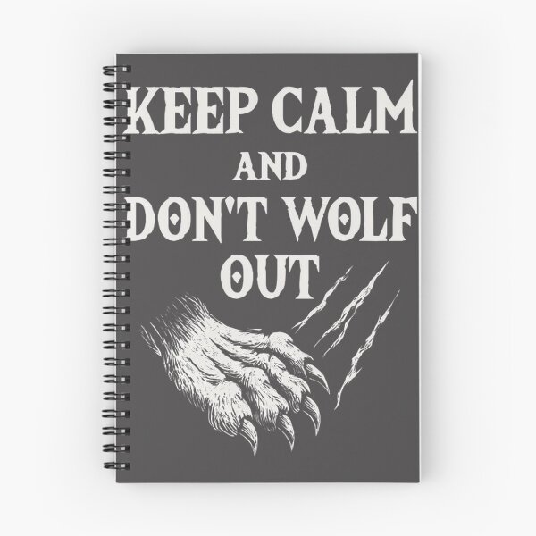 Item preview, Keep Calm Dont Wolf Out Wednesday Funny Gift Idea | ⭐⭐⭐⭐⭐ designed and sold by Dreamcolors.